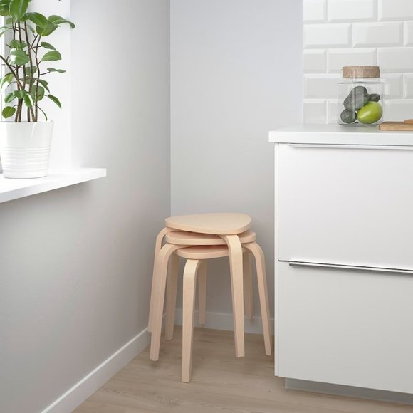 IKEA KYRRE Stool, birch - Picture 4 of 14